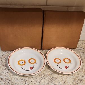Vintage Collevtible Corelle UH-OOOOOO SPAGHETTIOS Bowls Set Of 2 NEW IOB